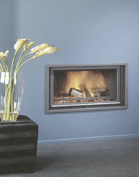 built in barbas woodburning fire
