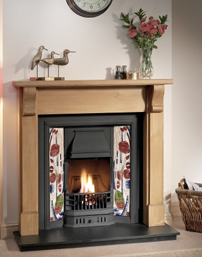 gallery wooden mantle