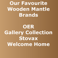 wooden mantle